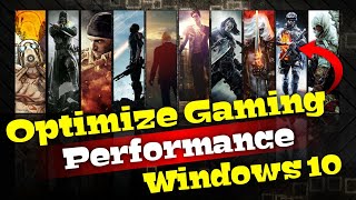 How To Optimize Windows 10 for Gaming Increase Performance | Increase Gaming Performance