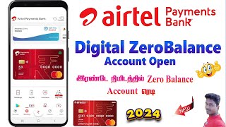 Airtel payment bank account open 2024 full process details in Tamil 2024@Tech and Technic