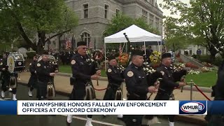 Fallen law enforcement officers honored at Concord ceremony