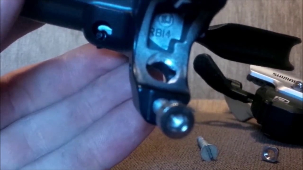 How To Install I-spec A Shifter On I-spec B Brake Lever - YouTube