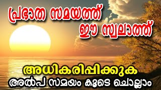 പ്രഭാത സമയത്ത് | അൽപ സമയം ഈ സ്വലാത്ത് കൂടെ ചൊല്ലാം | CM MADAVOOR MEDIA