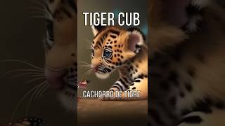 #shorts #tiger #tigercub #shortsvideo #English #inglés #palabras #palabrasinglés#aprenderinglês