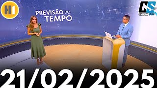 PREVISÃO DO TEMPO - HORA 1- 21/02/2025 / SEXTA-FEIRA