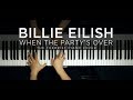 Billie Eilish - when the party's over | The Theorist Piano Cover