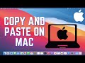 How to copy and paste on Mac