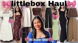 Trying LittleBox First time Under 1000! Maxi Dresses/Skirts/Trousers #debasmitasahoo #littleboxindia