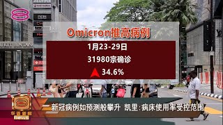 【Omicron席卷病例飙涨3成  凯里:疫情受控无需恐慌】 [20220201]