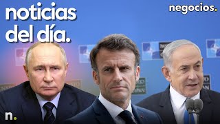 NOTICIAS DEL DÍA: EEUU enfada a Netanyahu, Macron alerta y Rusia ante los ataques en Moscú