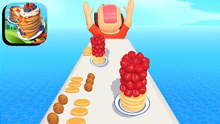 Pancake Run ​- All Levels Gameplay Android,ios (Levels 486-488)