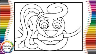 Mommy Long Legs Coloring Pages || Poppy Playtime Coloring Pages Arlow How Do You Know NCS
