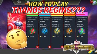 FEB 2025 Update How to Play THANOS REGINS ???| MCOC GAMEPLAY IN HINDI|