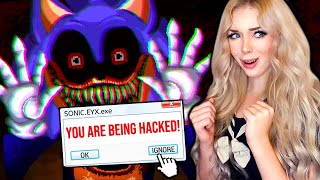 DO NOT DOWNLOAD SONIC.EYX SONIC HACKED MY COMPUTER!?! (SCARIEST GAME EVER!)