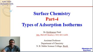 Surface Chemistry: Part 4 - Types Of Adsorption Isotherm