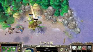 【虫族穿越来的恐惧魔王】魔兽争霸大帝ORC vs 熊猫呵呵 1 EI