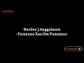 Pamanau Kaa Om Pamanau- [ Bordee J.Anggalason ] Instrumental Karaoke(stereo)