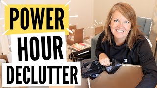 59 minutes of guided decluttering! GET A TON DONE!