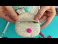 zipper purses completely made in the hoop