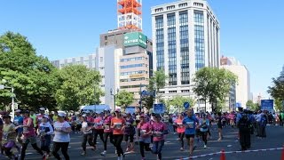 北海道マラソン２０１６ 　晴天の札幌を疾走