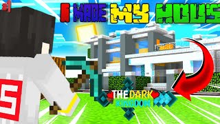 I MADE A HOUSE IN THE DARK KINGDOM SMP || #day01