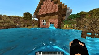 Most realistic Water in House Minecraft