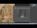 photoshop tutorial how to use histogram and curves to repair faded images.