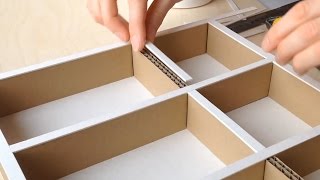 DIY Cardboard Drawer Organizer - An Easy Tutorial For Clever Storage Solutions!