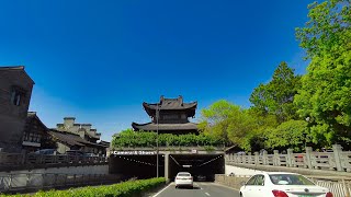 4K 春色满城 大运河畔的丽水路 杭州城市绿茵道 | City Dressed in Green, The Canal-bound Lishui Road, Hangzhou Street View