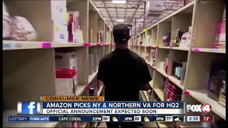 Amazon picks New York, Northern Virginia for its new headquarters after year-long search