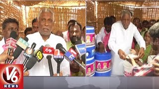 MLA Diwakar Rao Launches Summer Free Water Camps In Mancherial | V6 News