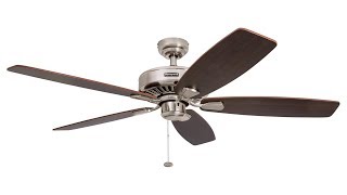 Honeywell 52-Inch Sutton Ceiling Fan with Brushed Nickel Finish (50190)