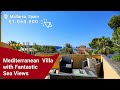 1 Million Euro Mediterranean Villa with Fantastic Sea Views in Mallorca, Puig de Ros