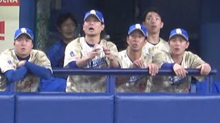 細川があわや同点弾かという大飛球を放った瞬間ポーカーフェイスが崩れる涌井 (2023/07/09)