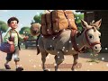 आलसी गधे की कहानी lazy donkey story bedtime stories moral