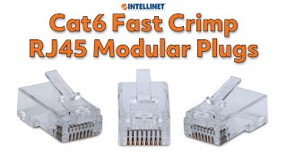 Cat6 Fast Crimp RJ45 Modular Plugs