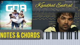 Kaadhal Endral  Piano Notes & Chords | Goa | Yuvan | @U1Records  | FL Studio Mobile