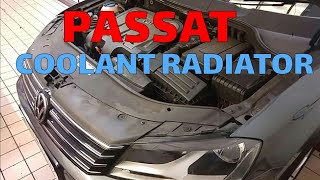 Vw Passat B7 wymiana chłodnicy klimatyzacji-skraplacza A/C CONDENSER REPLACEMENT