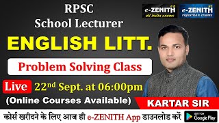 Problem Solving Class || 1st Grade English Literature || Kartar Sir (KT Sir) || ZENITH EDUCATION