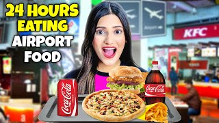 Eating Only Aeroplane Foods For 24 Hours Challenge | SAMREEN ALI VLOGS