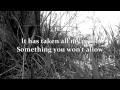 black trillium the locked woods lyric video