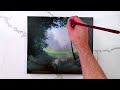 reflections of solitude deep forest still water acrylic painting demo