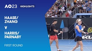 Haase/Zhang v Harris/Parnaby Highlights | Australian Open 2023 First Round
