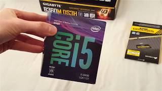 Intel I5 8400 B360M PC Build