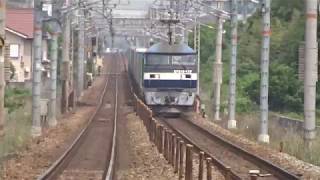 EF210-117牽引貨物列車　土山～魚住間にて