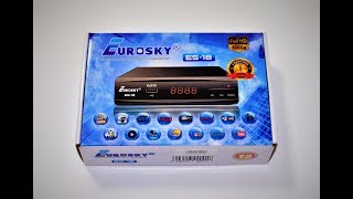 Eurosky ES-18 HD IPTV - новинка 2018 года! Тюнер (ресивер) Т2 - видеообзор (распаковка)