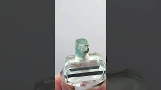 ．艾莉希亞寶石水晶．納米比亞海水藍寶 Aquamarine 海藍寶綠柱石海藍寶石原礦礦標海藍寶柱 2g