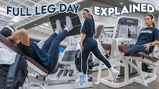 GROW YOUR BOOTY & QUADS | Full Workout Explained