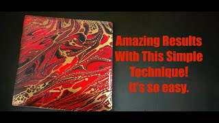 #69 Easy Fluid Art Technique for Beginners | Friday with Friends