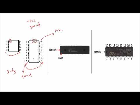 What is the standard PIN number for VCC and ground?