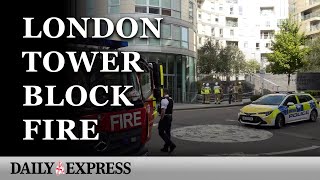 London fire: No injuries reported in fire at 45-storey tower block in Blackwall