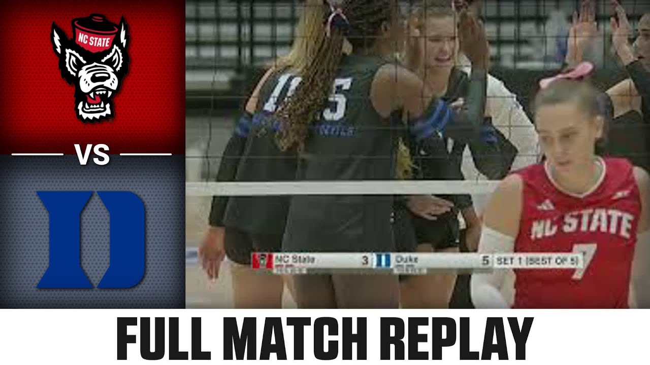 NC State Vs. Duke Full Match Replay | 2023 ACC Volleyball - YouTube